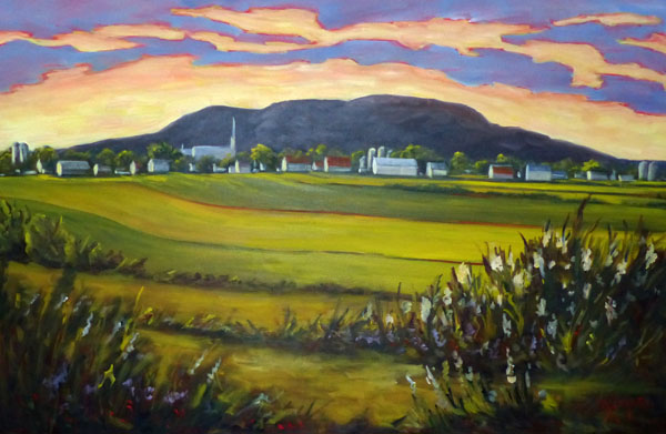 St-germain, ses terres et sa montagne
huile, 23x36