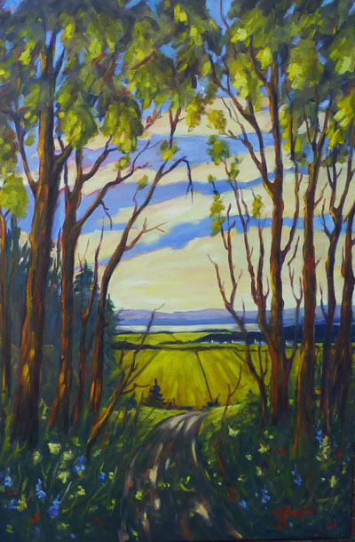 Là où je t'attends 
huile 24x36po